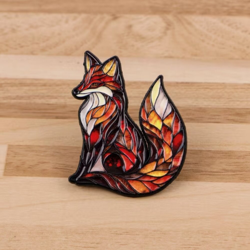 ๐50% OFF/3+...Colorful Fox Pin - Picture 3 of 6